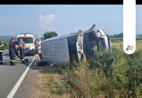 Accident cu ucraineni FOTO Asociaţia Pro Ucraina