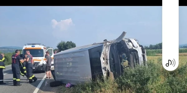 Accident cu ucraineni FOTO Asociaţia Pro Ucraina