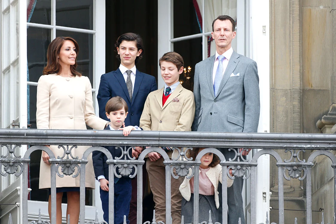 Prințul Ioachim al Danemarcei cu familia, Getty jpg