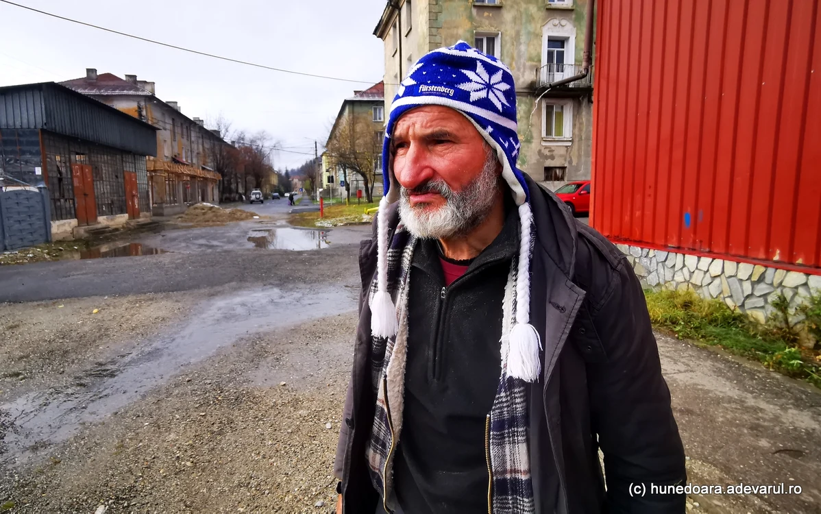 Pavăl, localnic din Uricani. Foto: Daniel Guță
