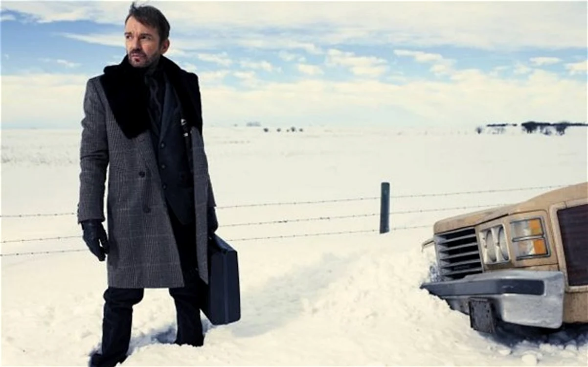 Billy Bob Thornton, în rolul lui Lorne Malvo, în serialul „Fargo” care a câştigat două Globuri de Aurfoto: imdb.com