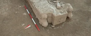 Monument funerar roman descoperit în necropola orașului antic Emona (© (Ne)odkrita arheologija Ljubljane)