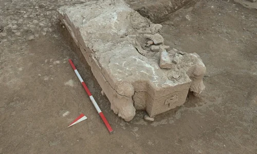Monument funerar roman descoperit în necropola orașului antic Emona (© (Ne)odkrita arheologija Ljubljane)