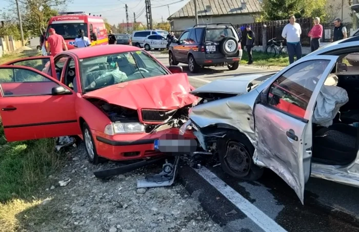 Accidentul a avut loc la Merişani