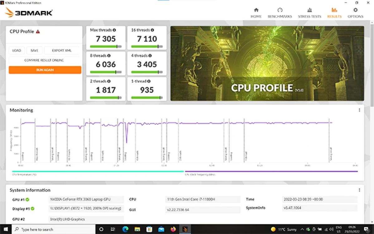 Acer ConceptD 5 test gaming