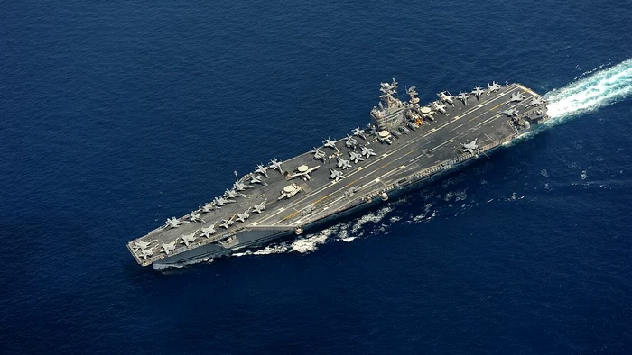 Portavionul USS Abraham Lincoln/FOTO:X