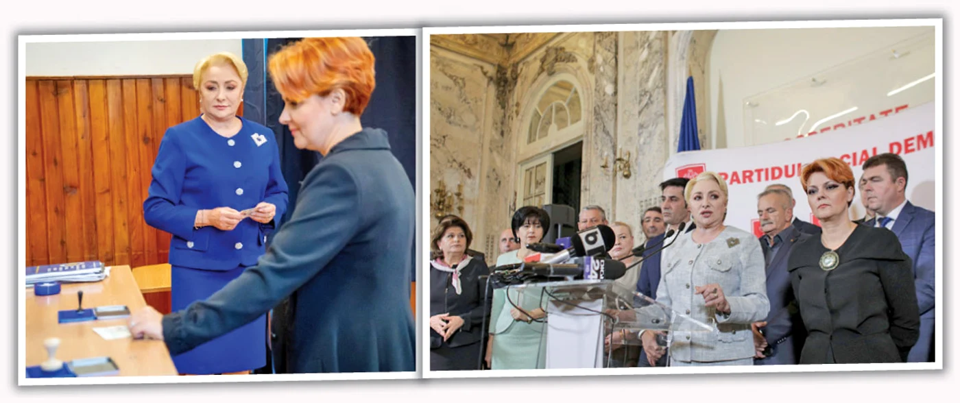 Lia Olguța Vasilescu  a fost alături de Viorica  Dăncilă pe toată  perioada campaniei  electorale