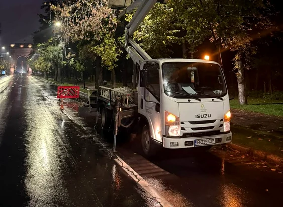 Șase milioane de luminițe vor decora Bucureștiul de sărbători.