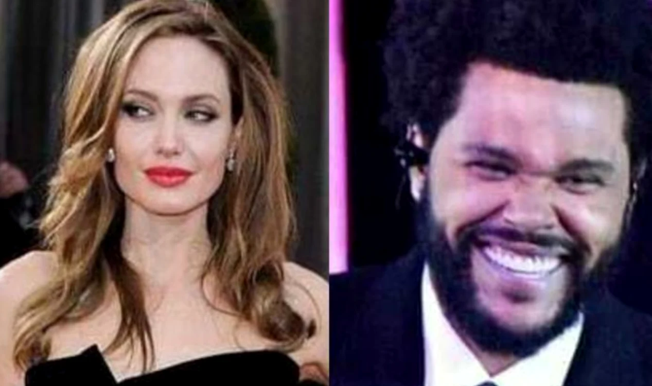 Angelina
Jolie şi The Weeknd. Foto: Profimedia