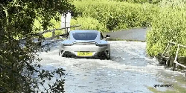 Brand New Aston Martin Vantage Flooded!!    Vehicles vs Flooded Ford compilation    #217 gif