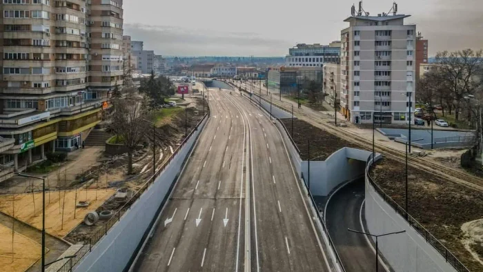Nou pasaj din centrul municipiului Oradea. Foto: Florin Birta