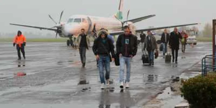 Un avion nu a putut decola de pe Aeroportul Internaţional din Iaşi FOTO Arhivă