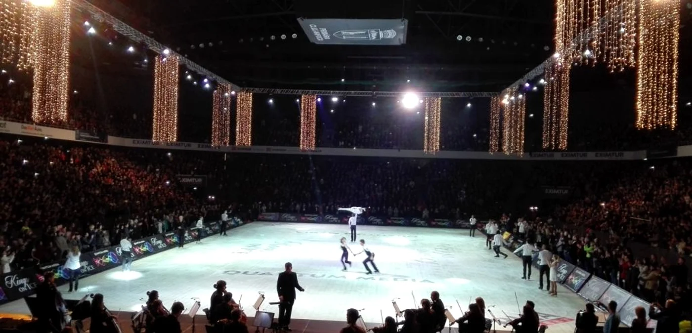 Imagine din timpul spectacolului Kings on Ice FOTO Florina Pop