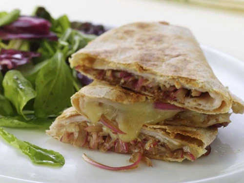 turkey and balsamic onion quesadillas jpeg