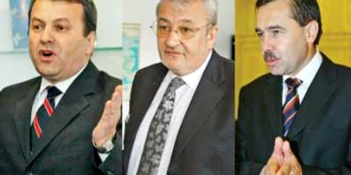 Gheorghe Ialomiţianu, ministrul Finanţelor Publice, Sebastian Vlădescu, fost ministru de Finanţe (2009-2010) şi Gheorghe Pogea, fost ministru de Finanţe (2008-2009)