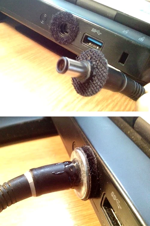 Așa fixezi încărcătorul la laptop