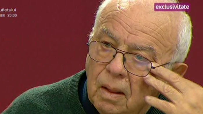 Alexandru Arșinel a fost invitat la Teo Show, unde a vorbit despre Stela PopescuFoto: captură Kanal D