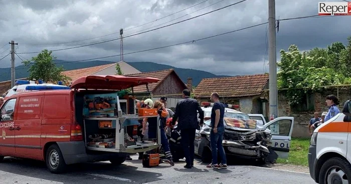 Accident în Banat FOTO reper 24