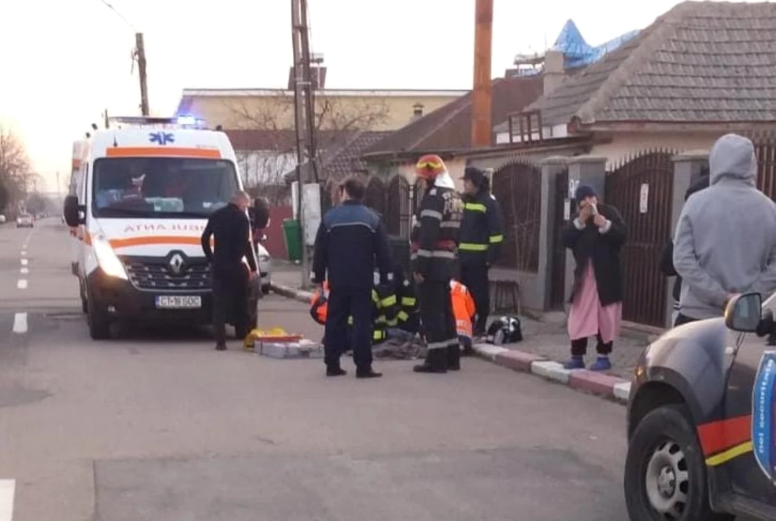 Copilul este resuscitat foto: ISU Dobrogea