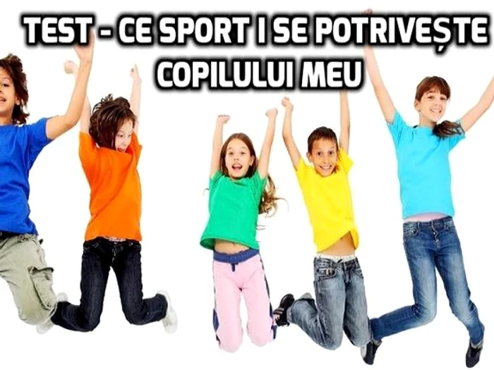 Test - Ce sport i se potrivește copilului tăufoto: playbuzz.com