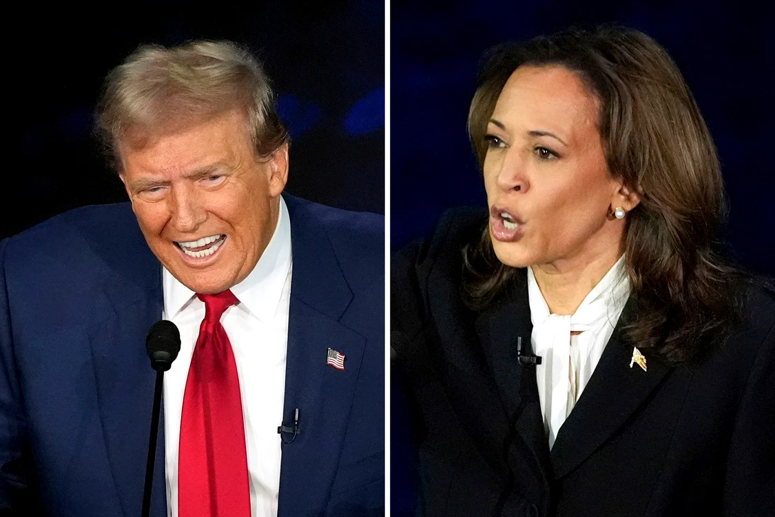 Republicanul Donald Trump, cap la cap în sondaje cu democrata Kamala Harris/ Profimedia
