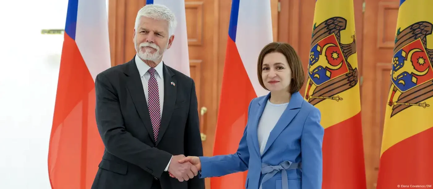 Maia Sandu l-a primit la Chișinău pe președintele Cehiei, Petr Pavel