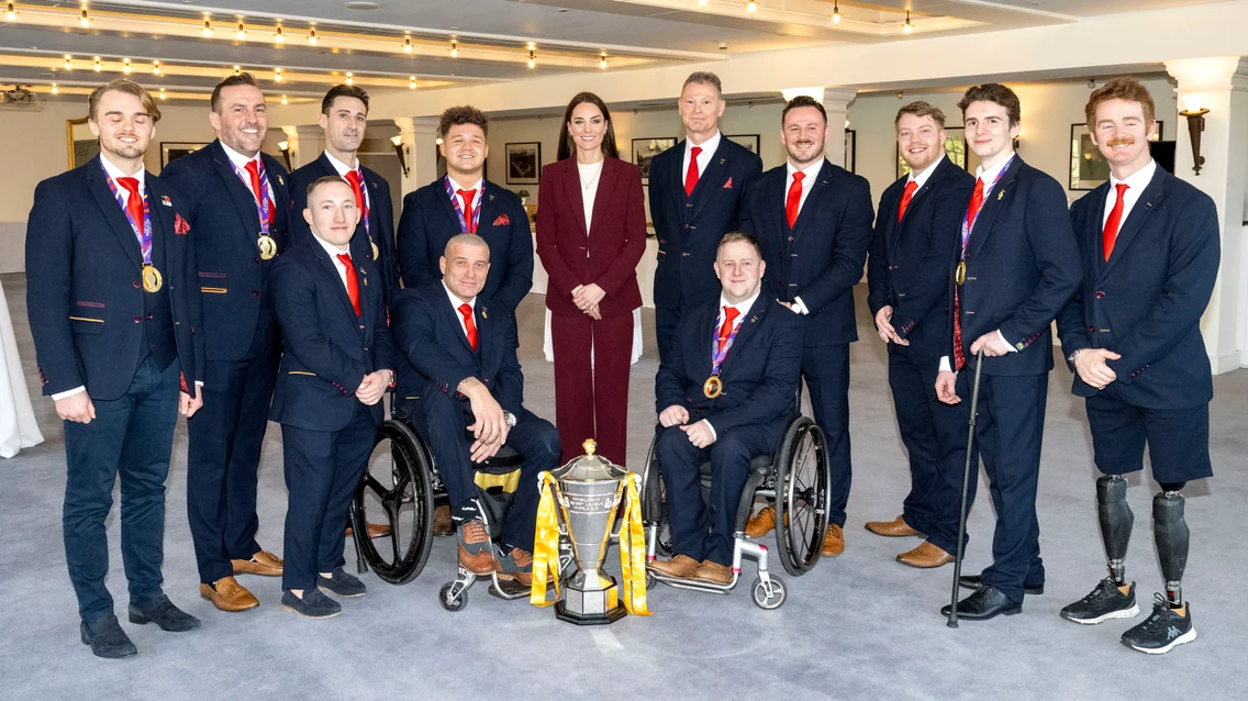 Kate Middleton, întrunire cu jucătorii de rugby
