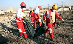 Echipele de salvare iraniene au fost trimise imediat la locul catastrofei jpeg