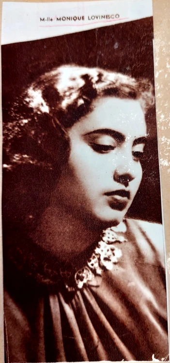 Monica Lovinescu (© Arhivele Naționale ale României, fond Președinția Consiliului de Miniștri - Serviciul Special de Informații, d. 153/1941, f. 78)