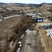Autostrada Transilvania Cluj Napoca Oradea în șantier Viaductele Nădășelu și Topa Mică Foto Daniel Guță ADEVĂRUL (21) JPG