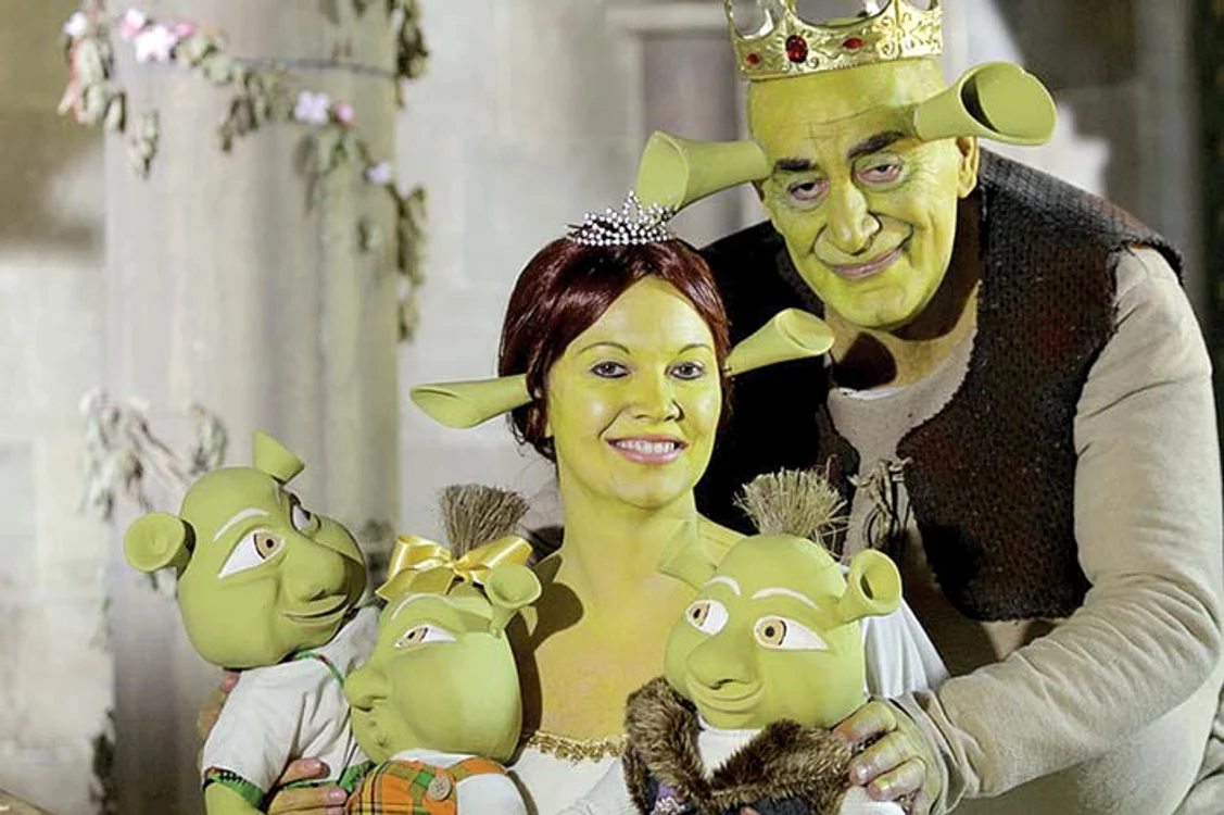 Viorel şi Oana Lis au fost Shrek şi Fiona în alt an