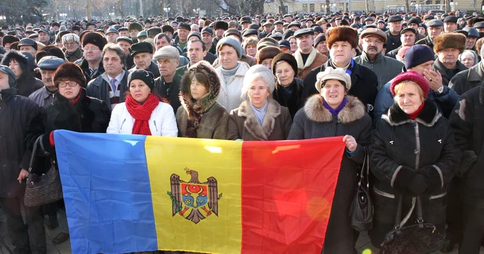 Miting anticomunist în Chişinău, 12 decembrie 2010