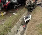 Autocisternă plină cu sodă caustică de pe platforma chimică vâlceană răsturnată pe DN64 Foto ISU Vâlcea jpeg