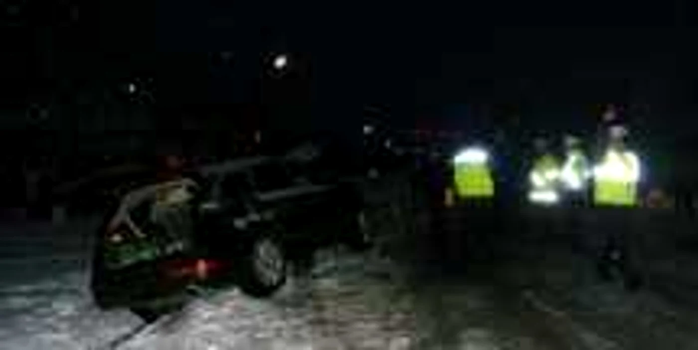 Două persoane au ajuns la spital în urma accidentului