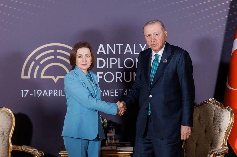 Maia Sandu, întrevedere cu Recep Erdogan. Dezvoltarea Găgăuziei, printre temele discutate
