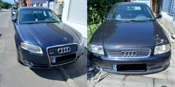 Audi A4 scos la licitaţie pentru 1500 de euro de Fiscul din Sibiu Foto Adevărul