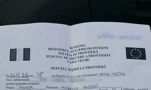 Dovada că lui Leonte i s a refuzat ieșirea din țară jpeg