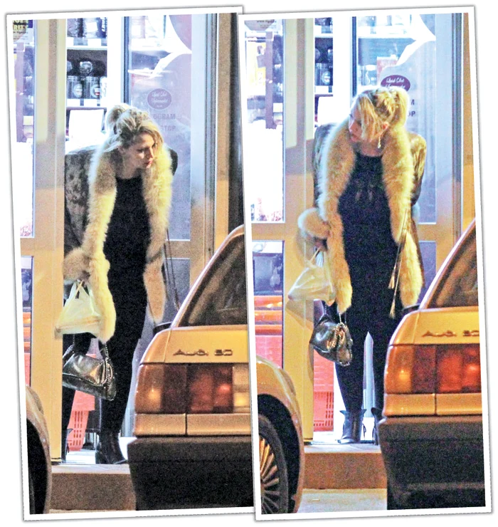 Oana Lis a paralizat de frică: s-a uitat în toate direcţiile şi nu a ieşit din magazin decât atunci când căţelul nu s-a mai văzut în zare