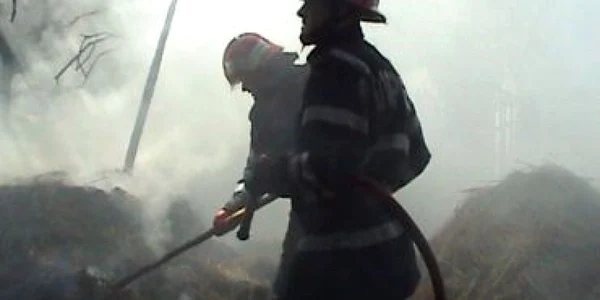 Pompierii s-au luptat cu flăcările mai bine de trei ore