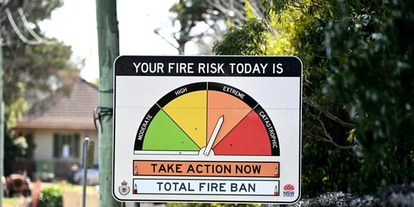 Avertisment risc de incendiu Australia Foto EPA EFE jpg