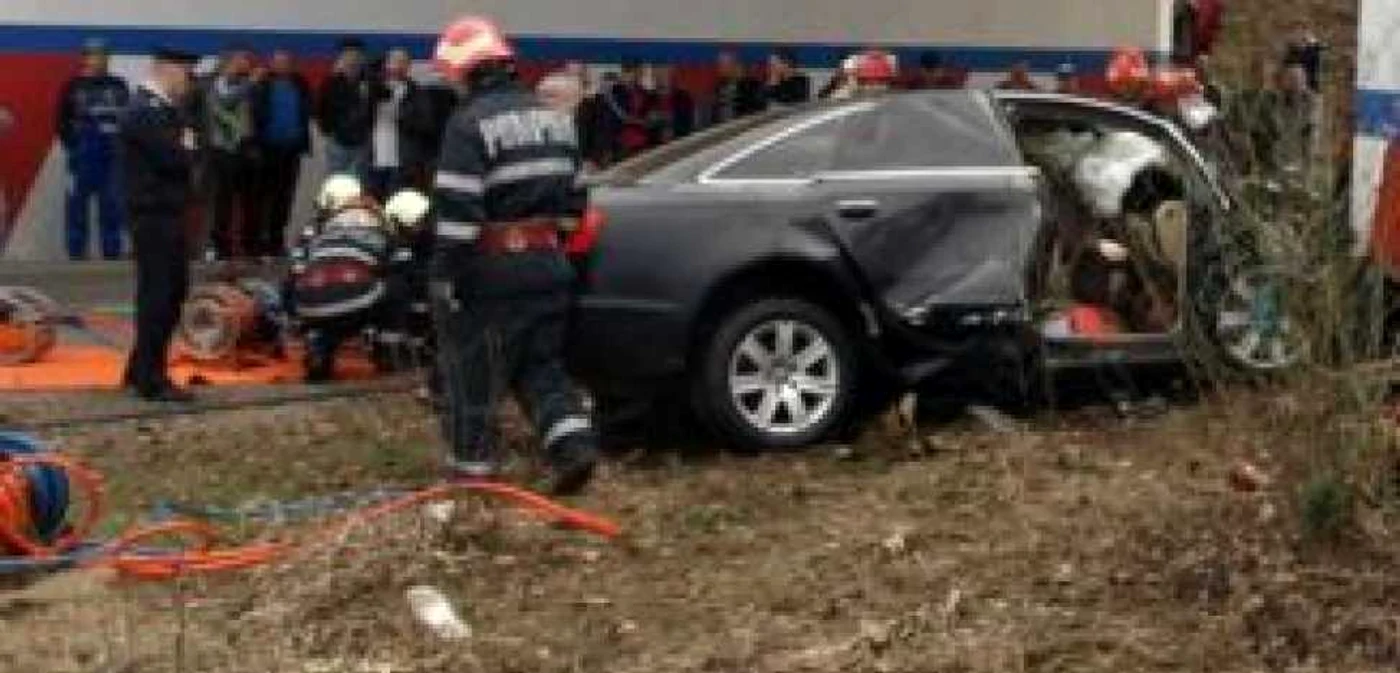Accidentul a avut loc puţin după ora 19.00 FOTO Arhivă