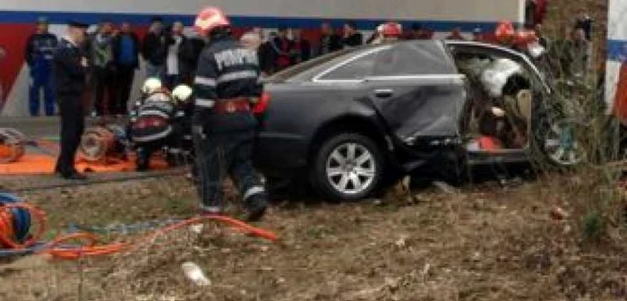 Accidentul a avut loc puţin după ora 19.00 FOTO Arhivă