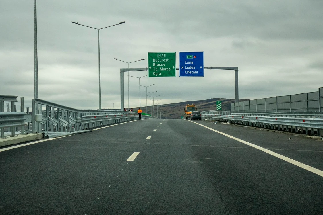 Vom putea circula pe autostradă de la Cluj-Napoca la Târgu Mureș. FOTO: Pro infrastructura