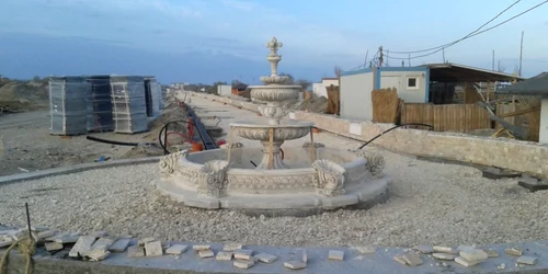 Faleză promenadă pietonală pe plaja dintre Năvodari şi Mamaia Foto Sînziana Ionescu