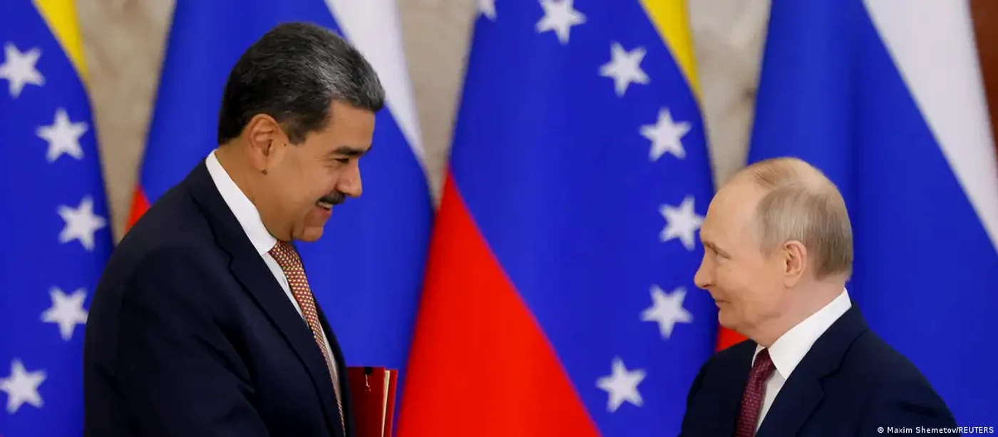 Vladimir Putin şi Nicolas Maduro la Kremlin, în mai 2025
