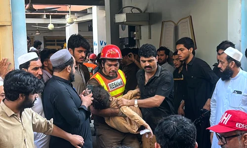 Școala prăbușită din Pakistan