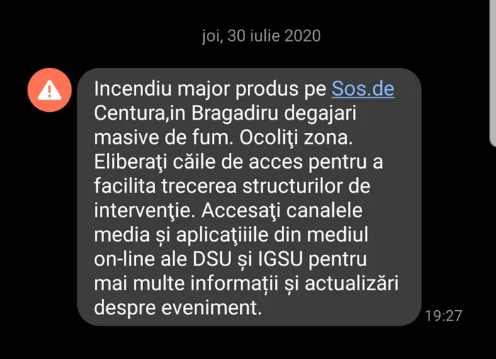 ro alert bragadiru