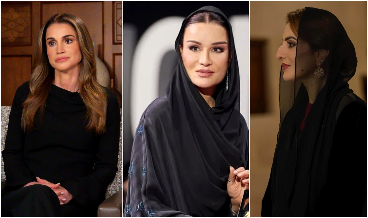 Regina Rania, Șeica Moza bint Nasser și Onorabila Doamnă din Oman Instagram jpg