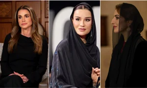 Regina Rania, Șeica Moza bint Nasser și Onorabila Doamnă din Oman Instagram jpg