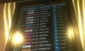 Panou Plecări/Sosiri aeroport   18 martie 2018 jpeg